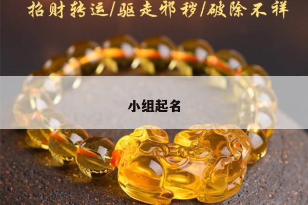 小组起名