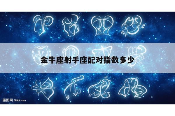 金牛座射手座配对指数多少