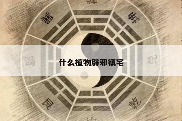 什么植物辟邪镇宅
