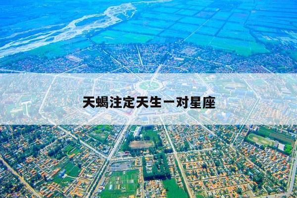 天蝎注定天生一对星座