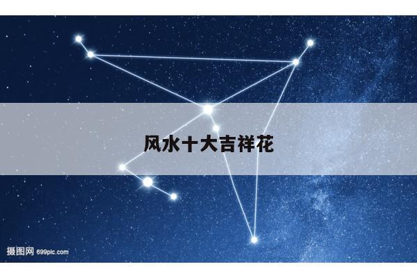 风水十大吉祥花