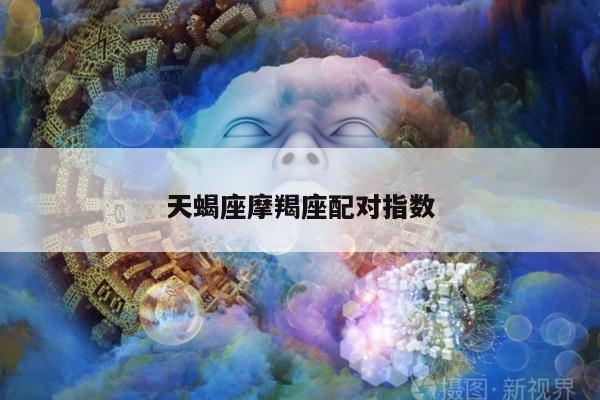 天蝎座摩羯座配对指数