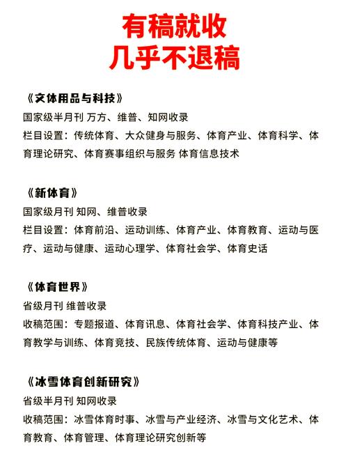 体育类期刊什么比较好发,体育类期刊什么比较好发论文
